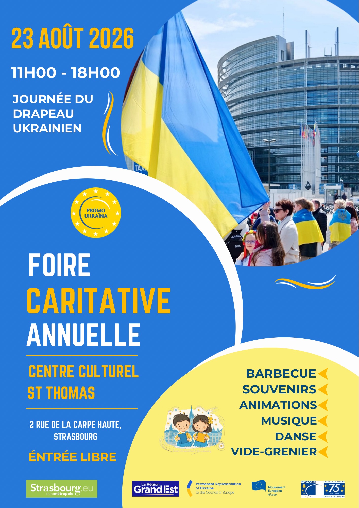 Foire solidaire à Strasbourg revient pour une date hautement symbolique le 23 août!